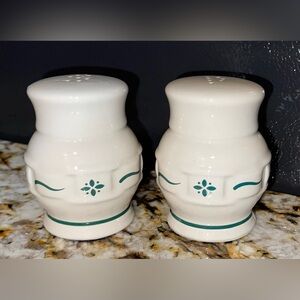 Longaberger salt & pepper shakers
